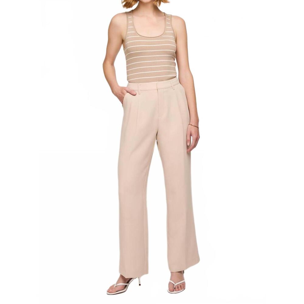 NEW GENTLE FAWN luna straight leg trousers in bone